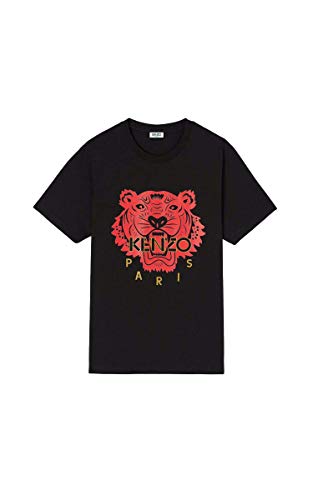 Kenzo - Camiseta para hombre, diseño de tigre, color negro Negro S
