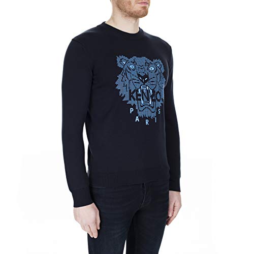 Kenzo Hombre suéter Tiger BLU L