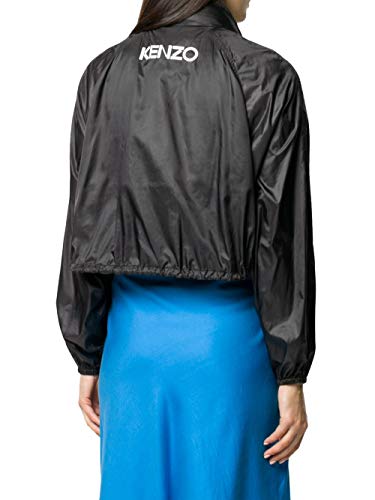 Kenzo Luxury Fashion FA52BL10156699 - Chaqueta de nailon para mujer, color negro Negro M