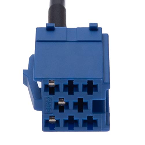 Keple Blaupunkt Coche Módulo Bluetooth a 8 Pines AUX In Receptor de música Compatible con Audi Becker Fiat Seat Skoda Lancia vechiculo Radio Stereo | 12V