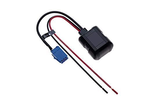Keple Blaupunkt Coche Módulo Bluetooth a 8 Pines AUX In Receptor de música Compatible con Audi Becker Fiat Seat Skoda Lancia vechiculo Radio Stereo | 12V