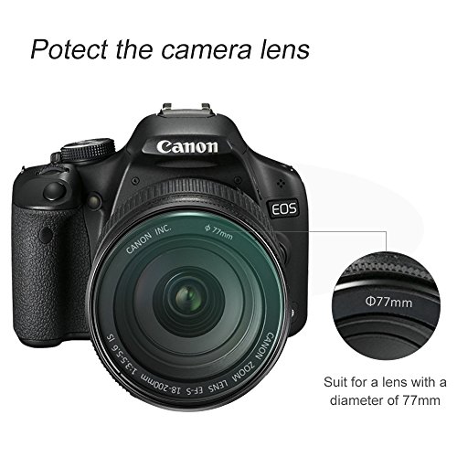 K&F Concept Filtro Ultravioleta UV Slim Vidrio Alemán Schott con 18 Capas Recubrimiento Multirresistente y Funda