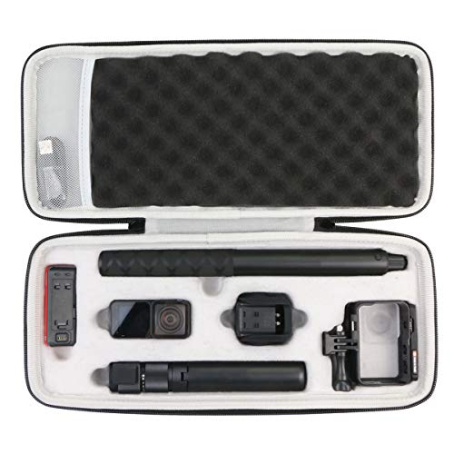 khanka Duro Viaje Estuche Bolso Funda para Insta360 One R Videocámara 360°(Estuche Solo)