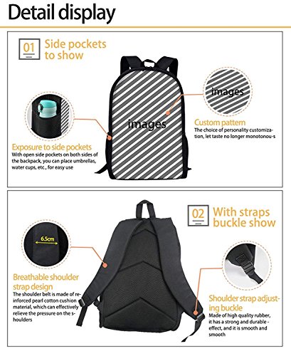 Kids School Backpack Dragonfly,Swirled Shabby Chic Blossom Branches Fragrance Essence Theme,Dark Brown Baby Blue Light Pink Plain Bookbag Travel Daypack