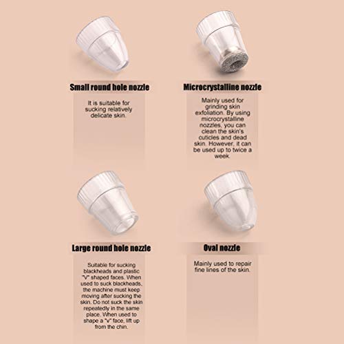 KiMiLIKE Espinilla Removedor Aspiradora Limpiador Batería Operado Poro Limpiador Espinilla Eliminar Herramienta Acné Extractor Facial Limpiador Succión Herramientas Kit
