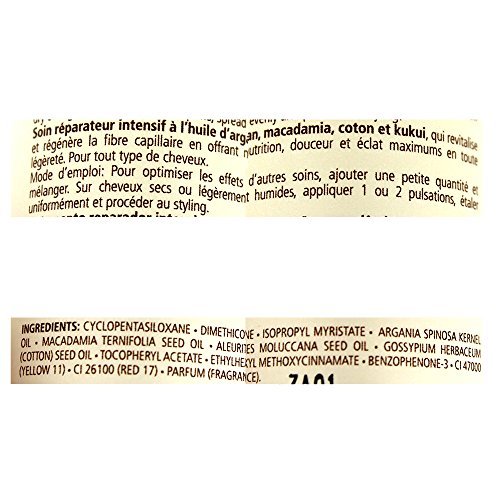 Kin Cosmetics Aceite revitalizante Oleo Nutri 3 100 ml, Nutri Tratamiento para cabello seco y deshidratado,