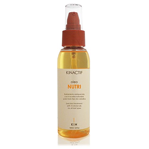 Kin Cosmetics Aceite revitalizante Oleo Nutri 3 100 ml, Nutri Tratamiento para cabello seco y deshidratado,