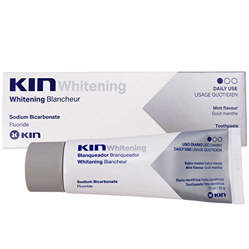Kin Progressive Whitening Pasta Dental ~ con Bicarbonato de Sodio, Elimina Manchas