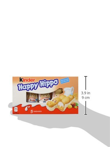 Kinder - Happy Hippo - Barritas de Chocolate - 5 unidades x 20.7 g