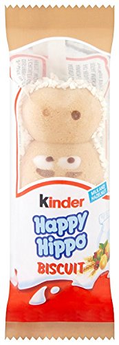 Kinder Happy Hippo Milk and Hazelnut Biscuit 20 g (Pack of 28)