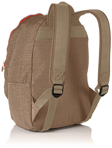 Kipling CLAS CHALLENGER, Mochila para Mujer, Marrón (True Beige C), 26x36x21 cm