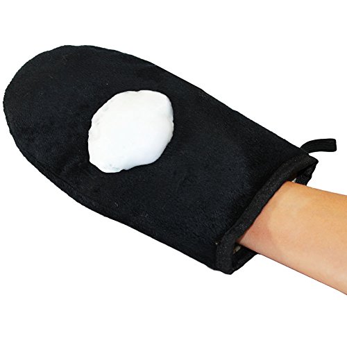 Kit De Bronceado NYK1 - Fake Tan Force, Set MegaMitt Y ExfoliMitt, Autobronceador De Bajo Olor DEEP TAN Tanforce Fake Skinny Look Tanning Mousse. Bronzer Golden Skin Look Australiano Horneado En Oro