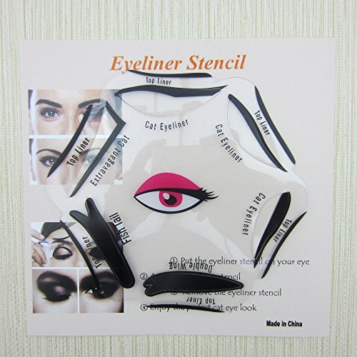 Kit de maquillaje Nalati 6 en 1 base perfecta delineador ojos de gato sombra de ojos