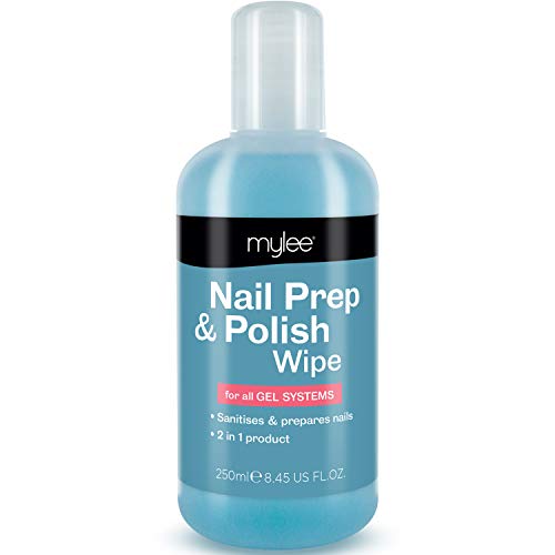 Kit de preparador y limpiador con removedor y toallitas para uñas, ideal para gel polish de Mylee