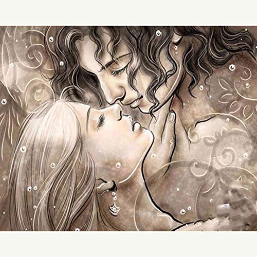 Kit de punto de cruz DIY diamante bordado Allure Love Full ronda diamante pintura mosaico decoración del hogar 40x50 cm (16x20 pulgadas)