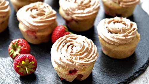 Kitchen Helpis® Molde de 12 Muffins, Bandejas para Hornear de Silicona, Magdalenas y Cupcake, Antiadherente, apto para lavavajillas, sin BPA | con el libro electrónico de recetas