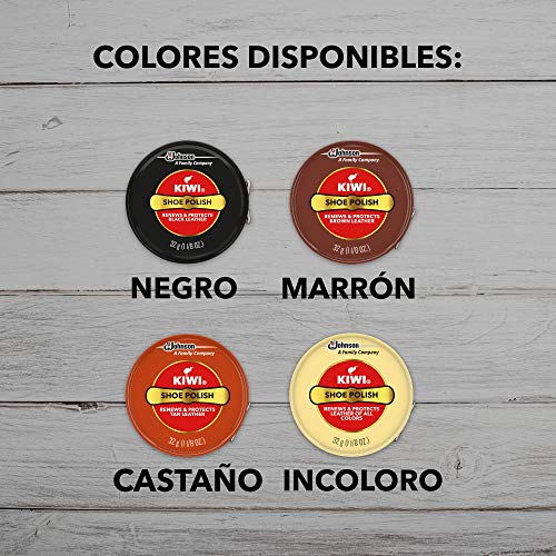 Kiwi - Crema en Lata para Calzado Shoe Polish Negro