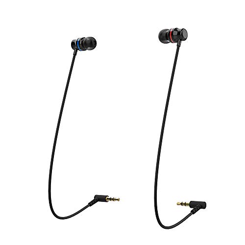 KIWI design Auriculares Oculus Quest, Auriculares Estéreo Internos Personalizados para Auriculares Oculus Quest VR (Negro, 1 Par)
