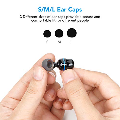 KIWI design Auriculares Oculus Quest, Auriculares Estéreo Internos Personalizados para Auriculares Oculus Quest VR (Negro, 1 Par)