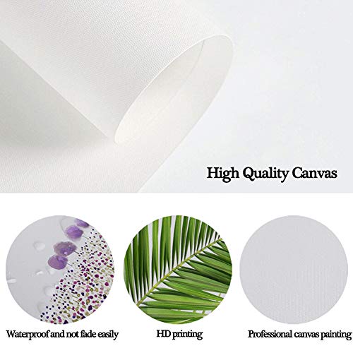 KKJJ Cuadro en Lienzo Buda Zen Piedras y Pensamientos de Bambú, 3 Piezas Cuadro Decoracion de Pared, HD Impresion en Calidad Fotografica, para Decoración Hogareña - Listo para Colgar,Framed,Size 1