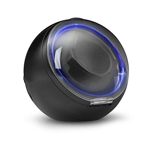 Klarstein St. Gallen-Deux - Estuche bobinadora para Relojes, Caja para Relojes, Capacidad: 1 Reloj automático, 4 Modos de Uso pre-programados, Giro en Dos direcciones, Silencioso, Negro