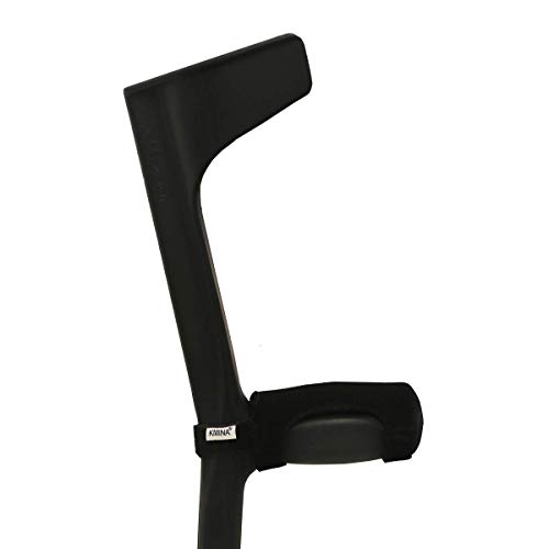 KMINA - Muletas adulto regulables aluminio, Muletas ortopédicas, Muletas ergonomicas, Muleta COMFORT BASIC Pack de 2 unidades