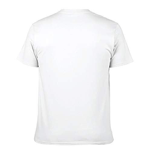 Knowikonwn - Camiseta de algodón con fórmula química para hombre Blanco blanco M