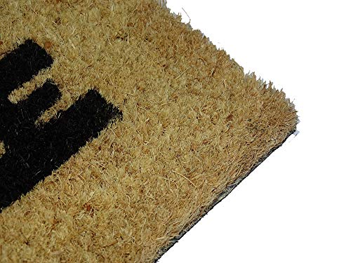 Koko Dormats Felpudo para Entrada de Casa Original, Sweet Home, Fibra de Coco y PVC, 40x60cm