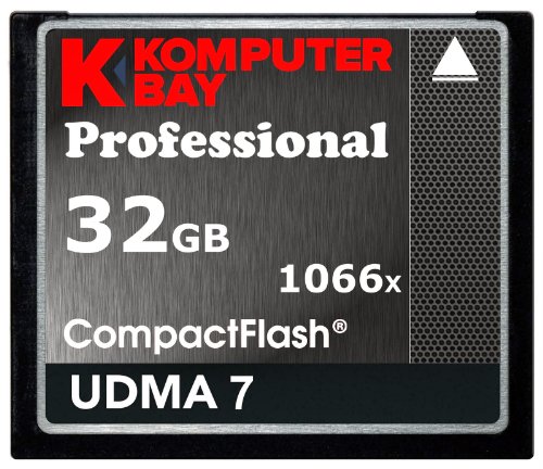 Komputerbay 32GB Professional Compact Flash Tarjeta 1066X CF Escribir 155MB/s Leer 160MB/s Velocidad Extrema UDMA 7 Raw