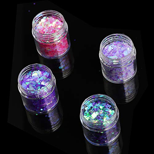 Konsait 9 Sets Face Gem Stickers, Sirena Pegatinas Cara Joyas cara Cristales Tatuajes Temporales con cara brillo para Bindi Cuerpo Maquillaje Festival Fiesta