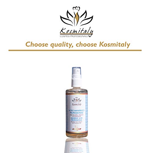 Kosmitaly - Ácido mandélico profesional para cara y cuerpo, 100 ml, producto natural
