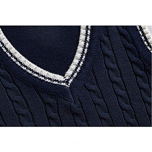 KPOON Puentes niños Coats Top del Chaleco Otoño Invierno suéter de Punto múltiple Tamaño el suéter del Invierno (Color : A, Size : 140cm)