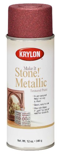 Krylon Make It. De Piedra metálico con textura aerosol spray de pintura, 12-Ounce