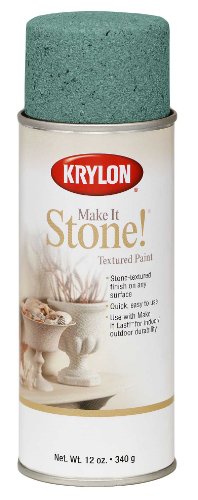 Krylon Make It textura. de piedra pintura de aerosol, 12-Ounce