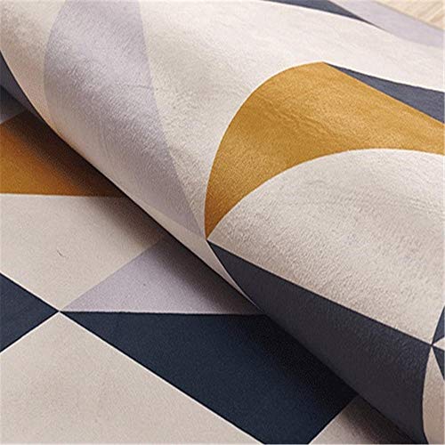 Kunsen Alfombras Gaming Alfombra Blanco Gris Rayas Irregulares diseño Sala de Estar Mesa de café Alfombra Suave Alfombra Habitacion Niño Alfombras Puerta Entrada Blanco Los 100X160CM