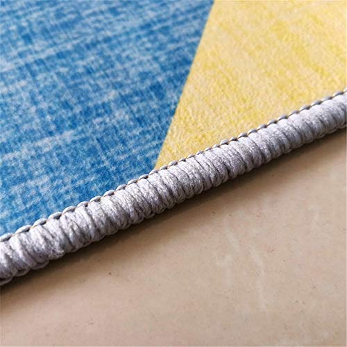 Kunsen Alfombras Gaming Alfombra Blanco Gris Rayas Irregulares diseño Sala de Estar Mesa de café Alfombra Suave Alfombra Habitacion Niño Alfombras Puerta Entrada Blanco Los 100X160CM