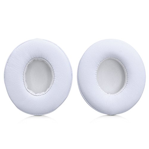 kwmobile 2X Almohadillas para Auriculares Compatible con Beats Solo 2 Wireless / 3 - Almohadilla de Cuero sintético para Cascos
