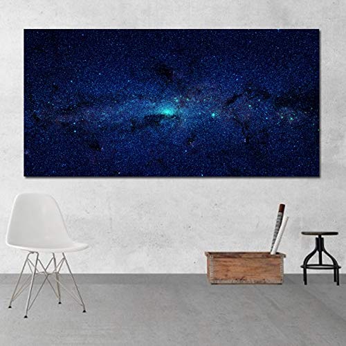 KWzEQ Imprimir en Lienzo Cartel Espacial e imágenes Decorativas para la decoración del hogar de la Sala de estar40x80cmPintura sin Marco