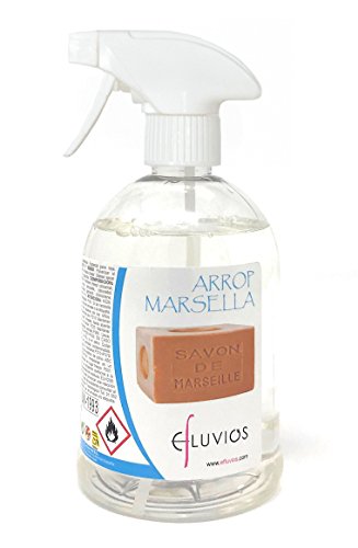 LA CORBERANA Ambientador para Ropa - Desodorante Textil - Pack (500 ml Flor de Loto+ 500 ml Jabón de Marsella)