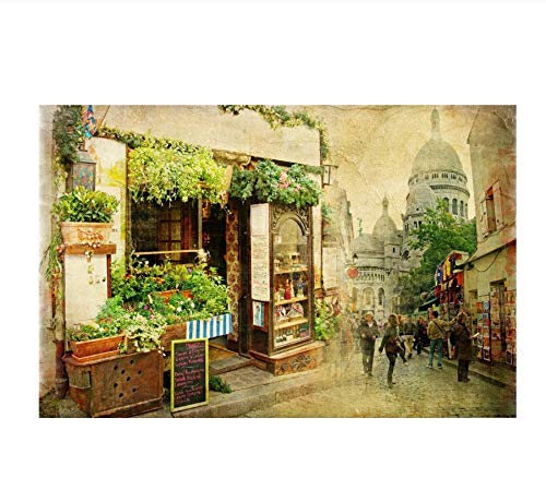 La escena diaria de la calle de la ciudad 1000 piezas rompecabezas de madera niños adultos ocio entretenimiento rompecabezas juguete A585