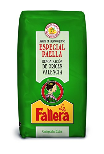 La Fallera - Arroz Especial Paella De origen Valencia, 1 Kg - [Pack de 6]