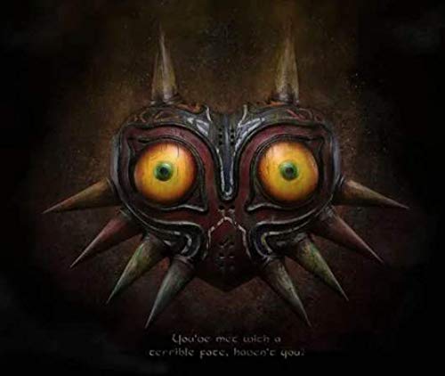 La Leyenda de Zelda Majora Mask Máscara Impresión 3D Personalizada Casco Cosplay Disfraz Costume Accesorio Colección Carnaval Halloween Resina Regalo Unisex para Fans de Juego