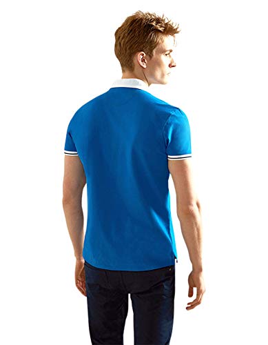 La Martina Man Polo S/s Piquet Stretch, Azul (Victoria Blue 07165), XXX-Large para Hombre