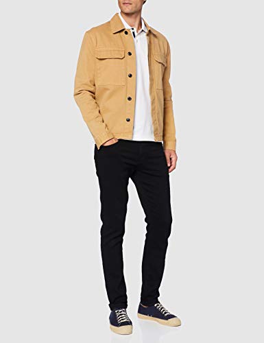 La Martina Man Polo S/S Piquet Stretch Camisa, Optic White, XL para Hombre