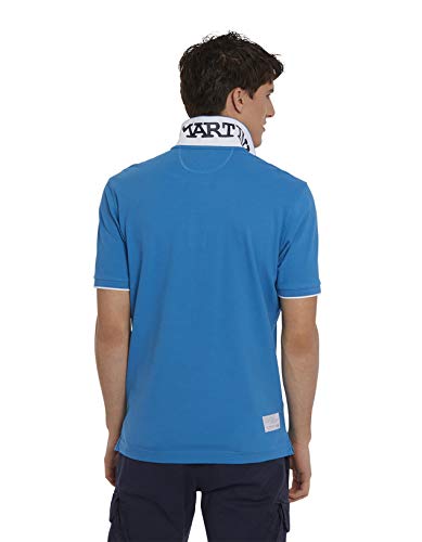 La Martina Pmp001 Polo, Turquesa (Mediterranianblue 07192), Small para Hombre