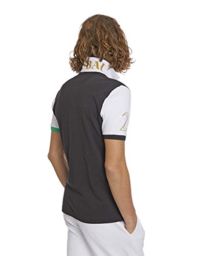 La Martina Pmp318 Polo, Negro (Black 09999), Medium para Hombre