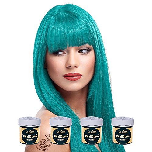 La Riche Directions Pack de 4 tintes semipermanentes para el pelo (4 x 88 ml) – Turquesa por La Riche Directions
