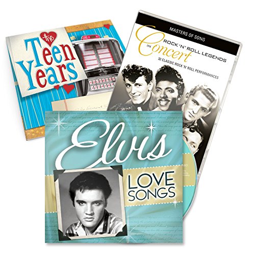 La Teen años 14 CD Deluxe Edition Set + Bonus CD: Elvis Love canciones + libre doble DVD: Rock 'n' Roll leyendas en concierto + folleto