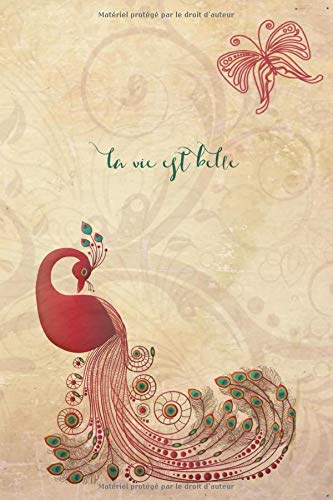 La Vie Est Belle: Life Is Beautiful French Quote Notebook for Ladies