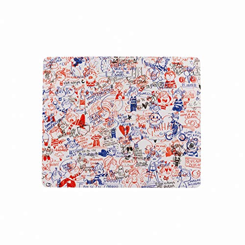 LA VOLATIL VOALF001 - Alfombrilla para ratón, diseño Garabatos